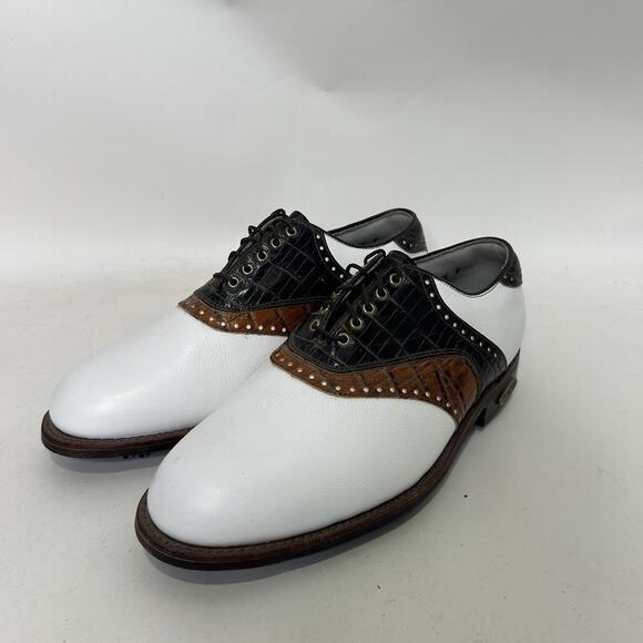Footjoy Classics Dry Premiere Golf Shoes “White Chestnut” main image 9